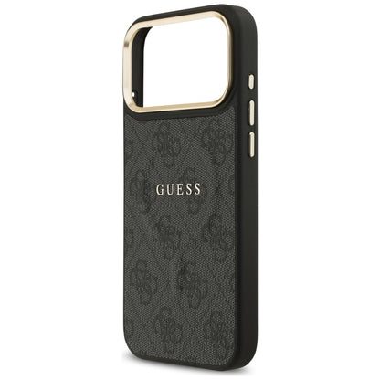 MagSafe Case for Apple iPhone 17 Pro, Guess, 4G Classic, Black