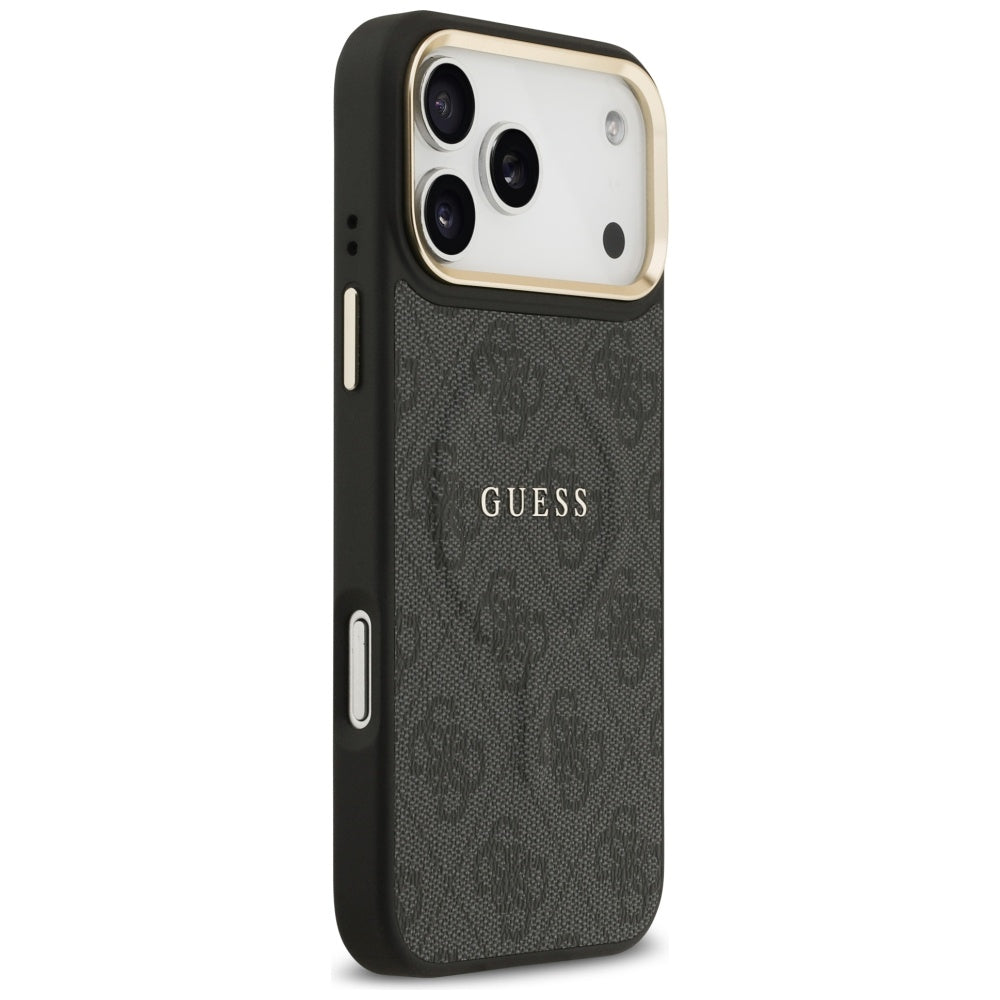 MagSafe Case for Apple iPhone 17 Pro, Guess, 4G Classic, Black