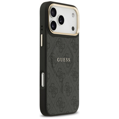 MagSafe Case for Apple iPhone 17 Pro, Guess, 4G Classic, Black