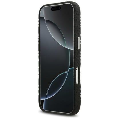 MagSafe Hülle für Apple iPhone 17 Pro, Karl Lagerfeld, FW Stamped Karl, Schwarz