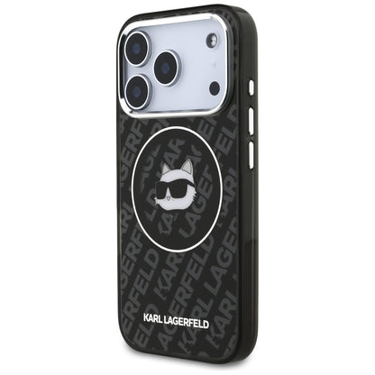MagSafe Hülle für Apple iPhone 17 Pro, Karl Lagerfeld, IML Choupette's Head, Schwarz