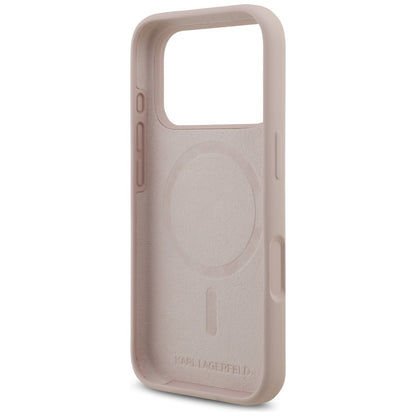 MagSafe Hülle für Apple iPhone 17 Pro, Karl Lagerfeld, Ring Karl & Choupette, Rosa