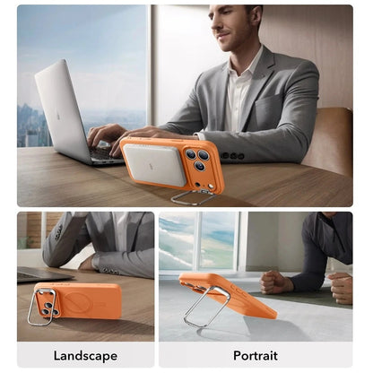 MagSafe Hülle für Apple iPhone 17 Pro Max, ESR, Cloud Soft Kickstand, Orange