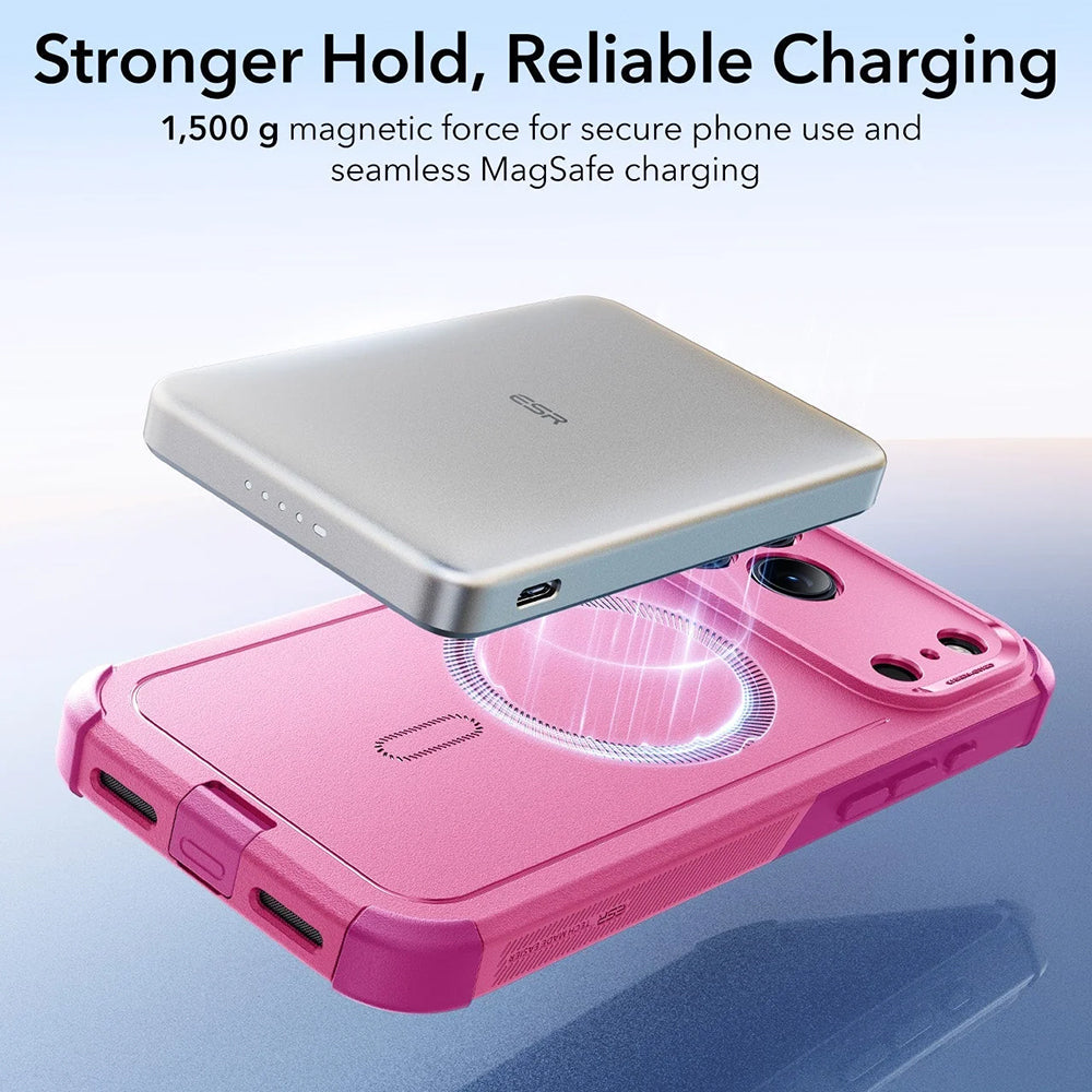 MagSafe Hülle für Apple iPhone 17 Pro Max, ESR, Cyber, Rosa