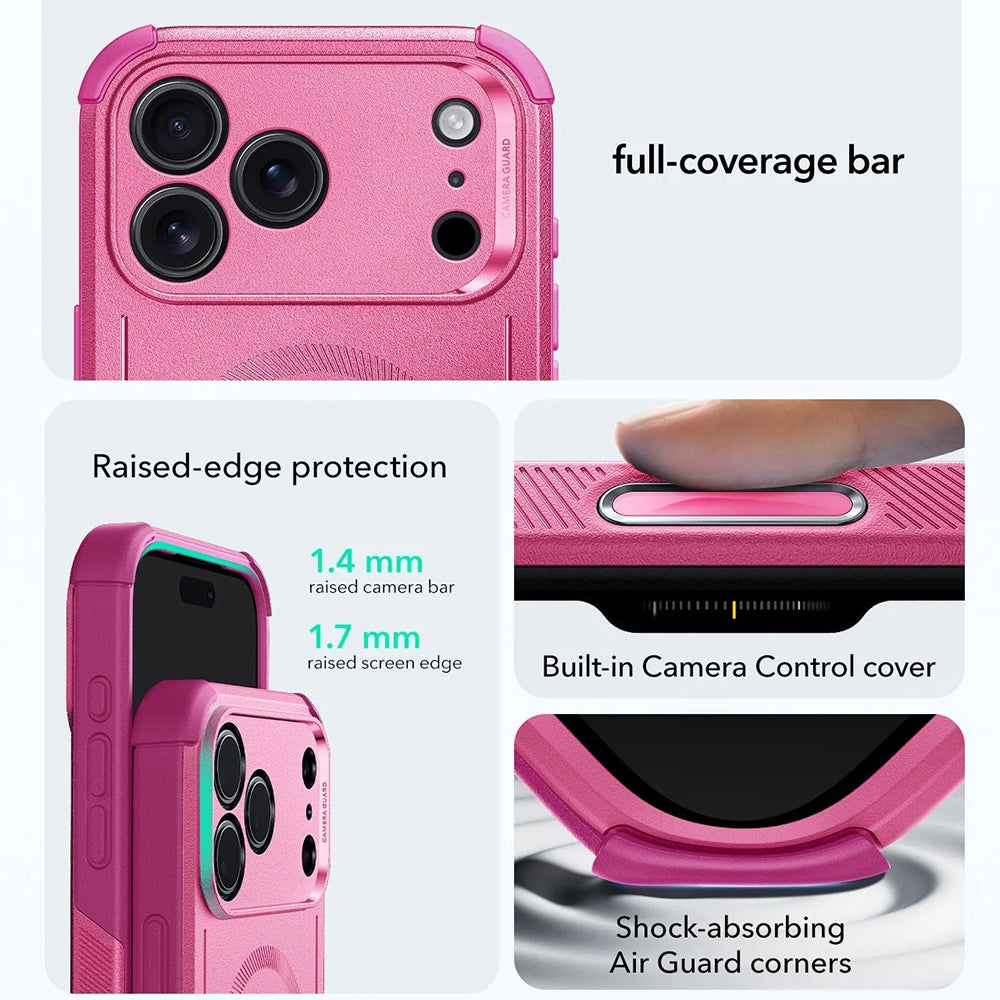 MagSafe Hülle für Apple iPhone 17 Pro Max, ESR, Cyber, Rosa