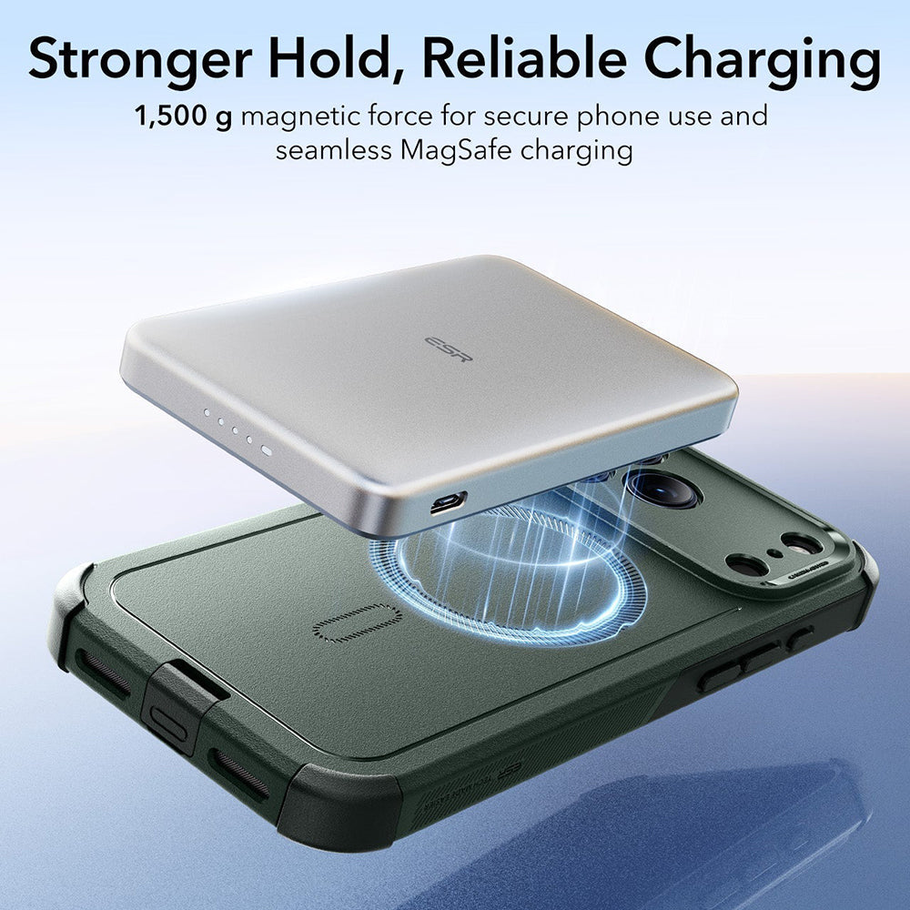 MagSafe Hülle für Apple iPhone 17 Pro Max, ESR, Cyber, Grün