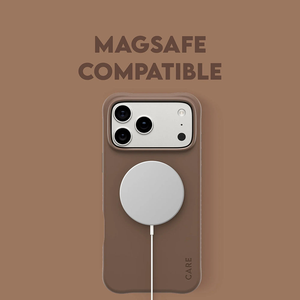 MagSafe Case for Apple iPhone 17 Pro Max, PanzerGlass, Fashionable Care, Brown