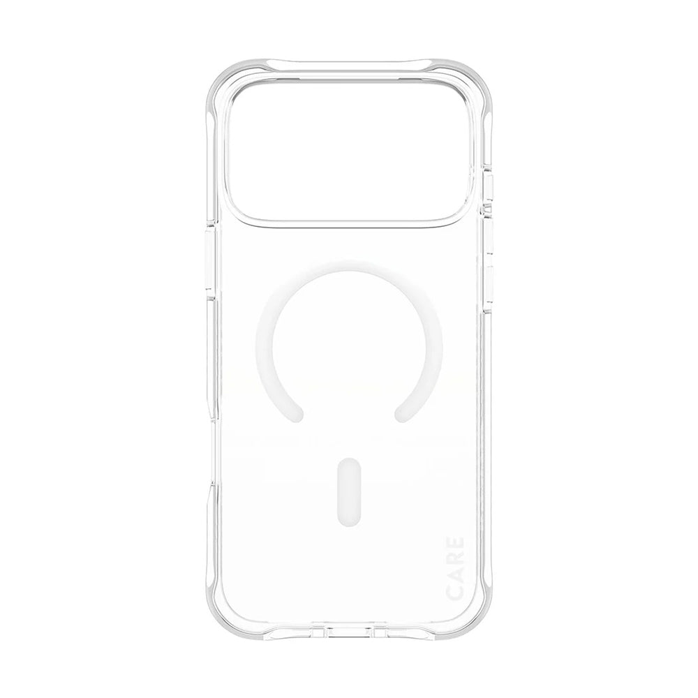 MagSafe Case for Apple iPhone 17 Pro Max, PanzerGlass, Fashionable Care, White Transparent
