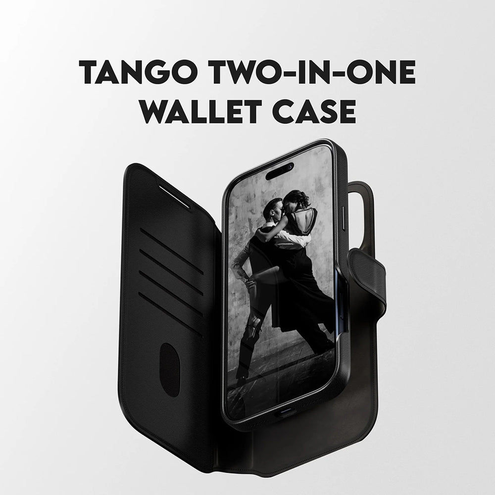 MagSafe Case for Apple iPhone 17 Pro Max, PanzerGlass, Care Feature Tango Two-in-One, Black