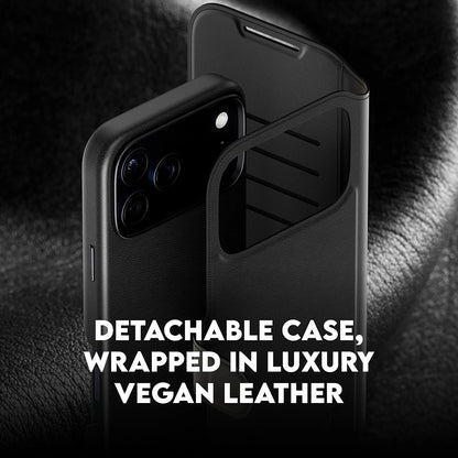 MagSafe Case for Apple iPhone 17 Pro Max, PanzerGlass, Care Feature Tango Two-in-One, Black