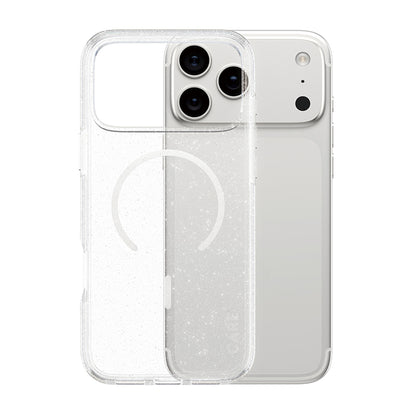 MagSafe Case for Apple iPhone 17 Pro Max, PanzerGlass, Care Urban Explorer Star Lit, White Transparent