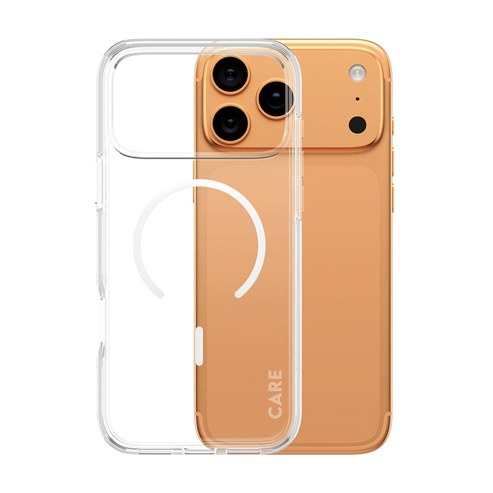 MagSafe Case for Apple iPhone 17 Pro Max, PanzerGlass, Urban Explorer Care, White Transparent