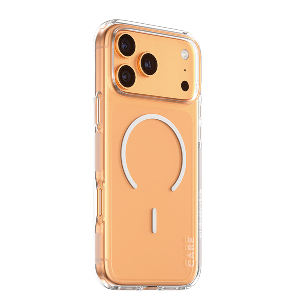 MagSafe Case for Apple iPhone 17 Pro Max, PanzerGlass, Urban Explorer Care, White Transparent