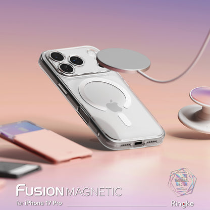 MagSafe Hülle für Apple iPhone 17 Pro Max, Ringke, Fusion, Transparent