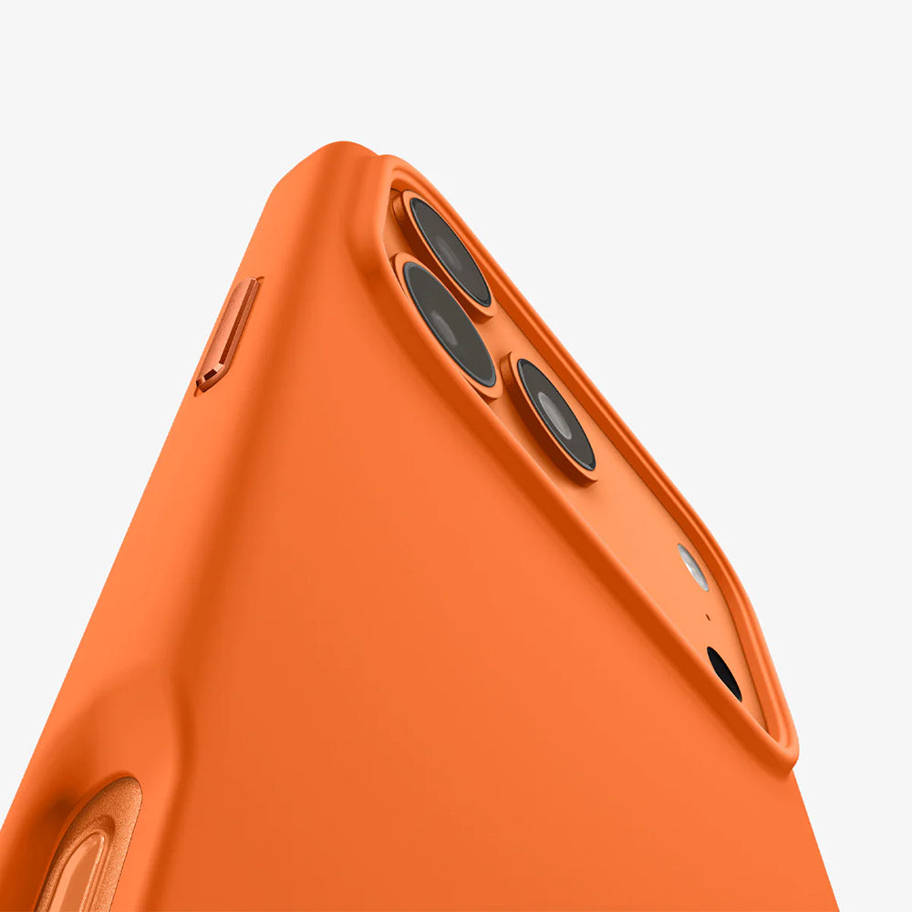 MagSafe-Hülle für Apple iPhone 17 Pro Max, Spigen, Silicone Fit, Orange ACS11378