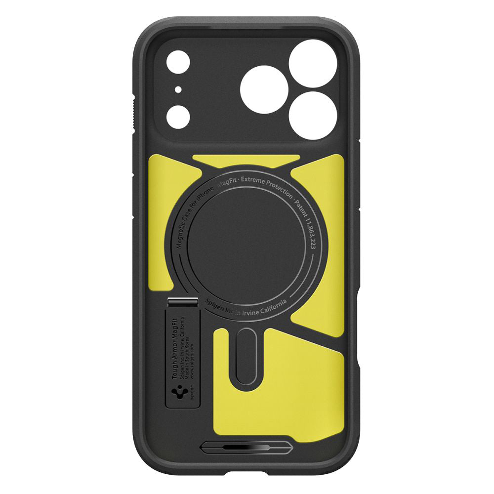MagSafe Hülle für Apple iPhone 17 Pro Max, Spigen, Tough Armor T, Schwarz