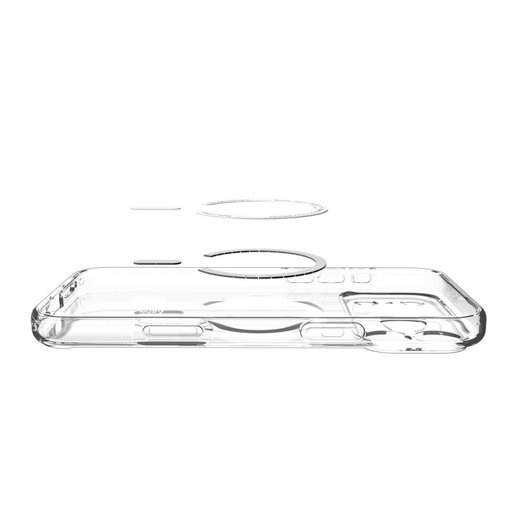 MagSafe Hülle für Apple iPhone 17 Pro Max, Spigen, Ultra Hybrid, Transparent Orange