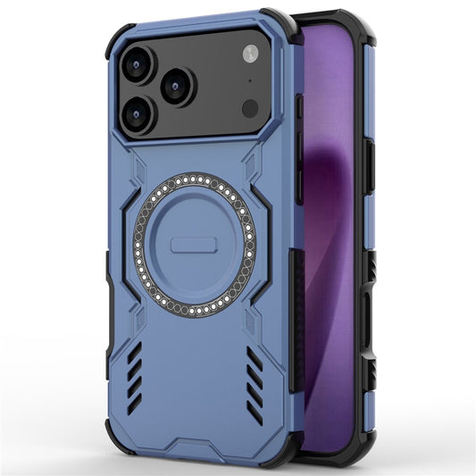 MagSafe Case for Apple iPhone 17 Pro Max, Techsuit, ArmorMag, Blue
