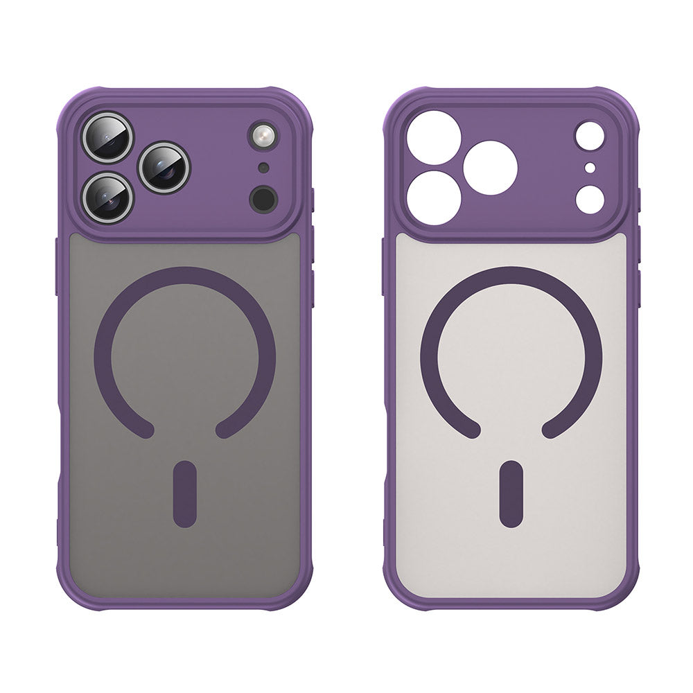 MagSafe Case for Apple iPhone 17 Pro Max, Techsuit, HaloFrost II, Purple