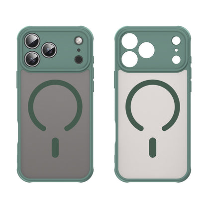 MagSafe Case for Apple iPhone 17 Pro Max, Techsuit, HaloFrost II, Green