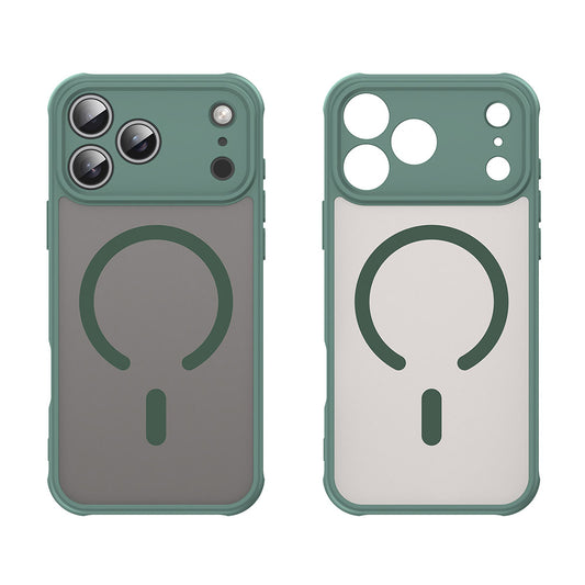 MagSafe Case for Apple iPhone 17 Pro Max, Techsuit, HaloFrost II, Green