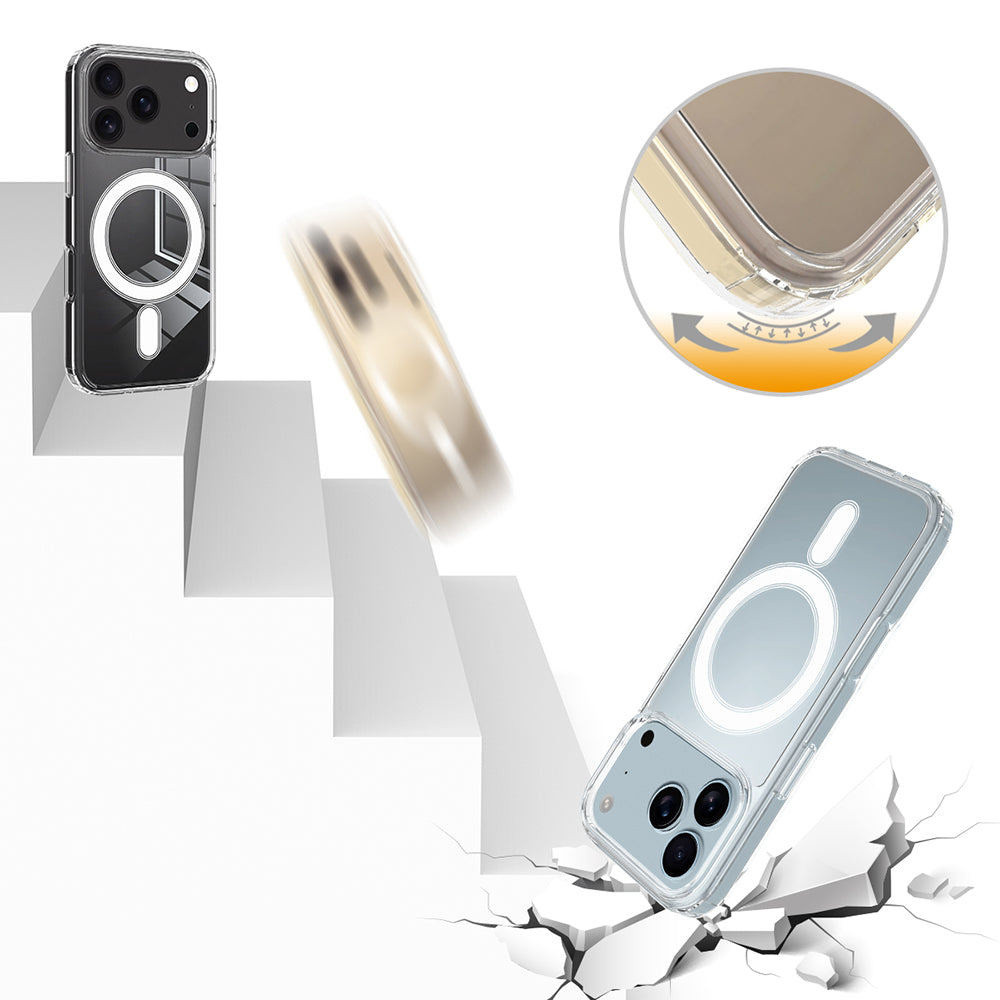 MagSafe Case for Apple iPhone 17 Pro Max, Techsuit, Pro, Transparent