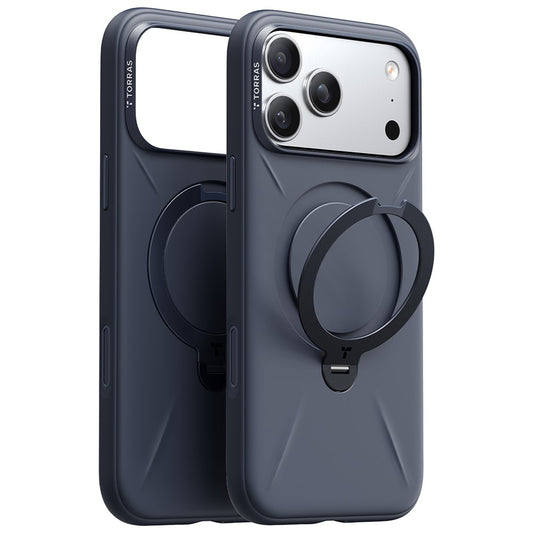 MagSafe Hülle für Apple iPhone 17 Pro Max, Torras, QPRO Silikon, Blau