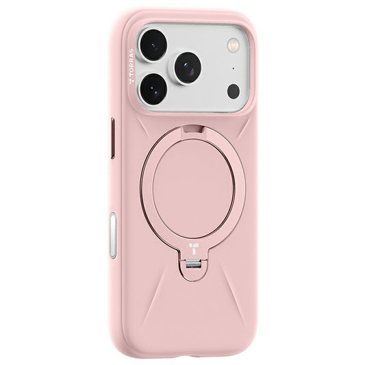 MagSafe Hülle für Apple iPhone 17 Pro Max, Torras, QPRO Silikon, Rosa