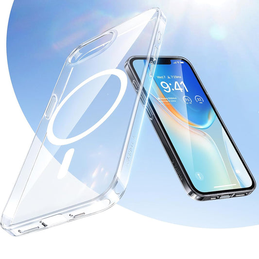 MagSafe Hülle für Apple iPhone 17 Pro Max, Torras, SlimFit, Transparent