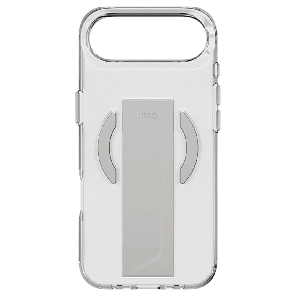 MagSafe Case for Apple iPhone 17 Pro Max, UNIQ, Heldro Air MagClick, Transparent Gray