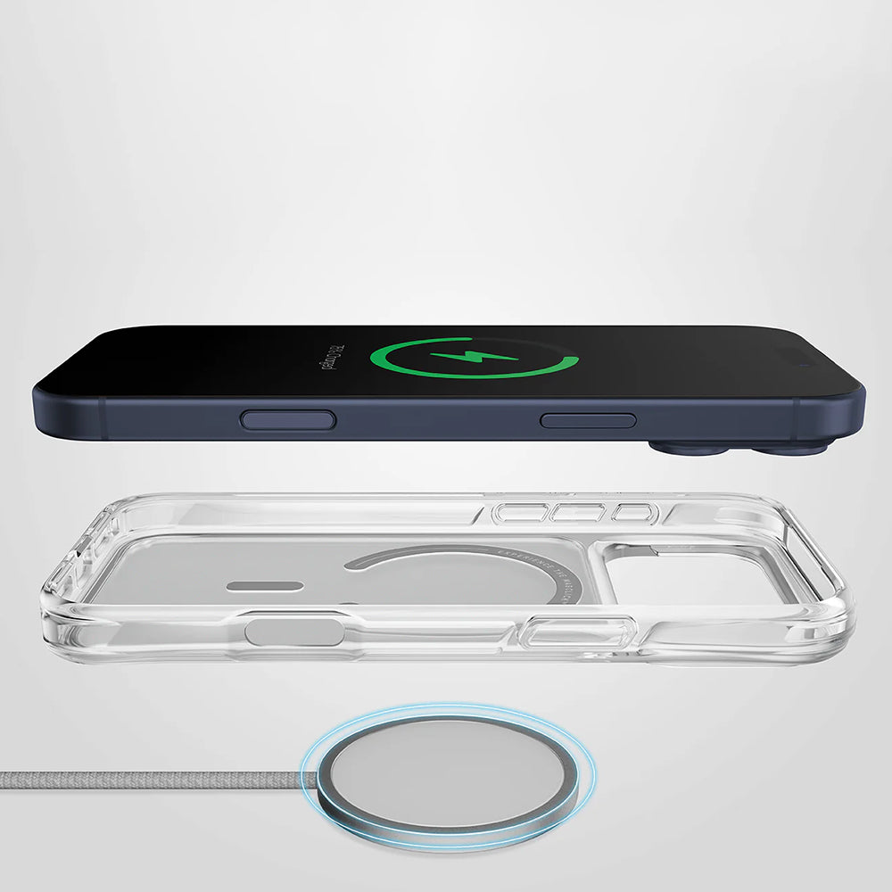 MagSafe Hülle für Apple iPhone 17 Pro Max, UNIQ, LifePro Xtreme MagClick, Schwarz