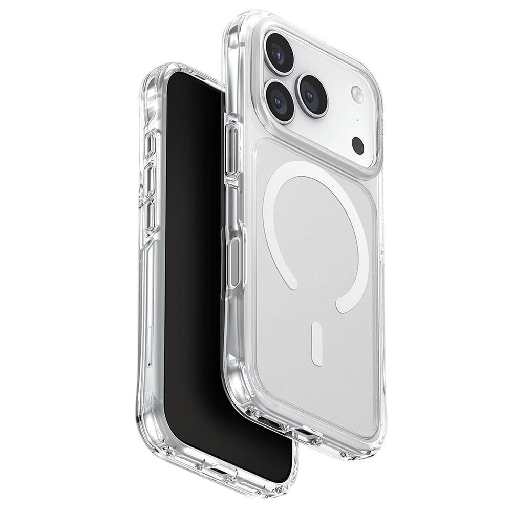 MagSafe Hülle für Apple iPhone 17 Pro Max, UNIQ, LifePro Xtreme MagClick, Transparent