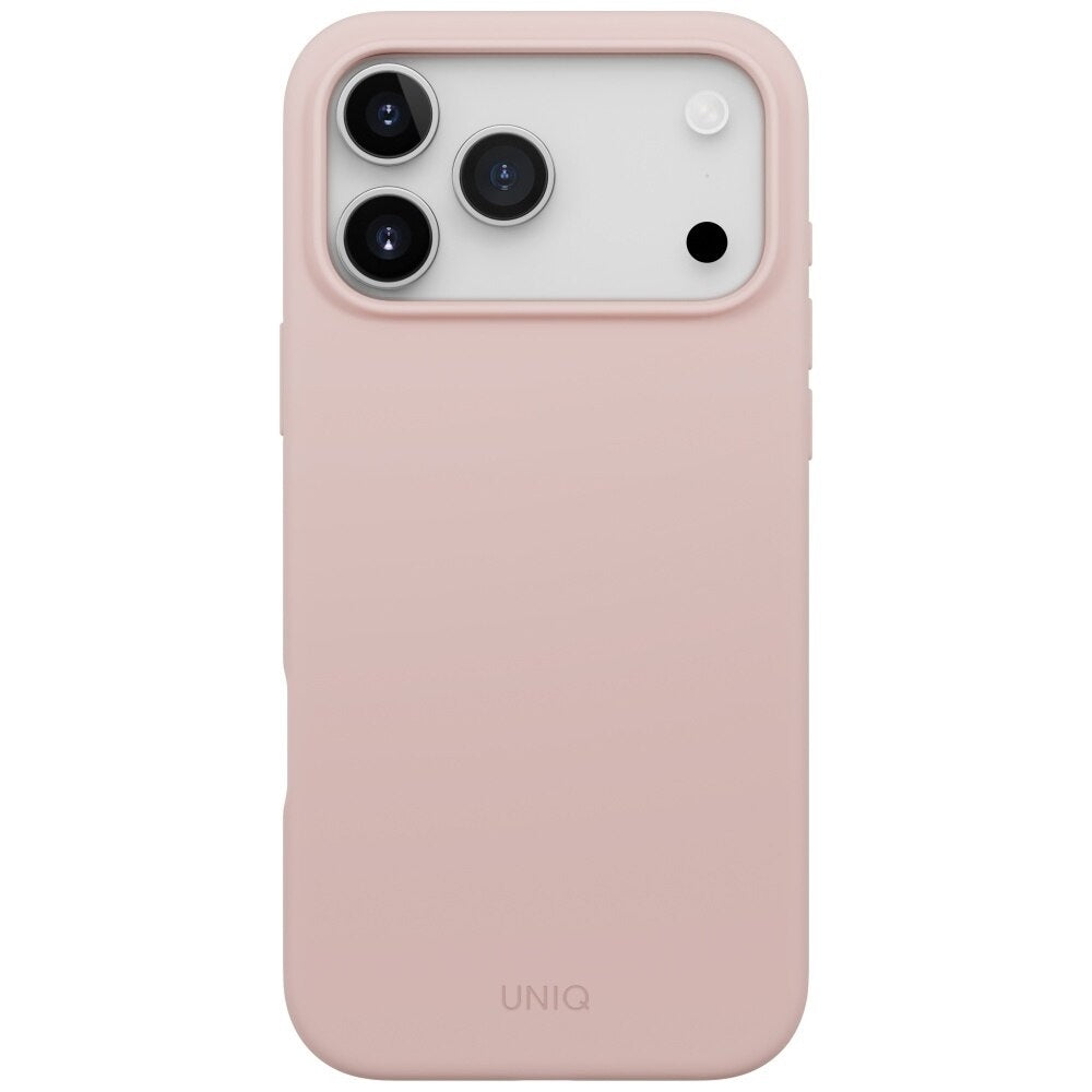 MagSafe Hülle für Apple iPhone 17 Pro Max, UNIQ, Lino MagClick, Rosa