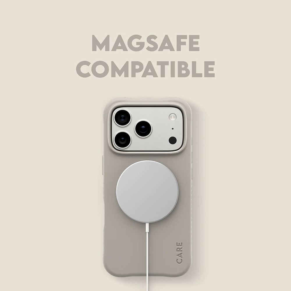 MagSafe Case for Apple iPhone 17 Pro, PanzerGlass, Fashionable Care, Beige