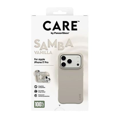 MagSafe Case for Apple iPhone 17 Pro, PanzerGlass, Fashionable Care, Beige