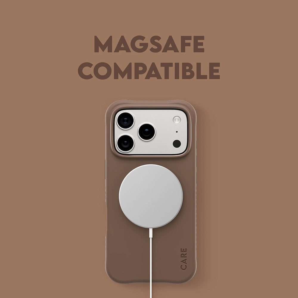 MagSafe Case for Apple iPhone 17 Pro, PanzerGlass, Fashionable Care, Brown