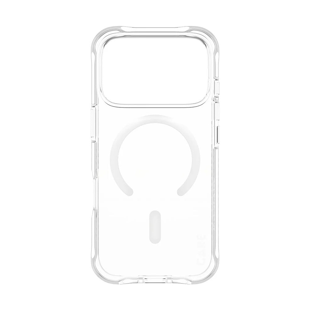 MagSafe Case for Apple iPhone 17 Pro, PanzerGlass, Fashionable Care, White Transparent