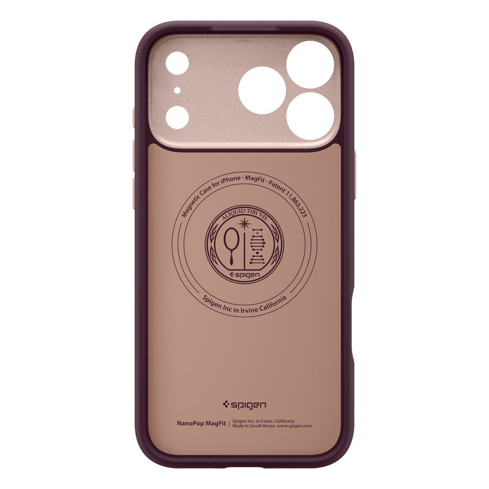 MagSafe Hülle für Apple iPhone 17 Pro, Spigen, Caseology Nano Pop, Kirschrot
