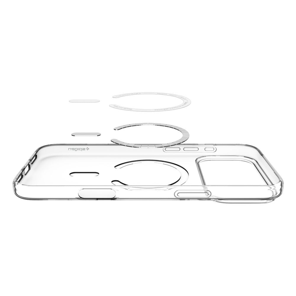 MagSafe Hülle für Apple iPhone 17 Pro, Spigen, Liquid Crystal, Weiß