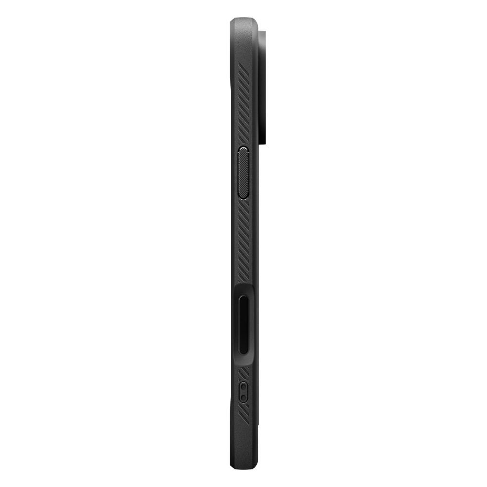 MagSafe Hülle für Apple iPhone 17 Pro, Spigen, Rugged Armor, Mattschwarz