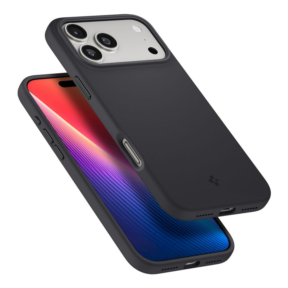 MagSafe Hülle für Apple iPhone 17 Pro, Spigen, Silicone Fit, Schwarz