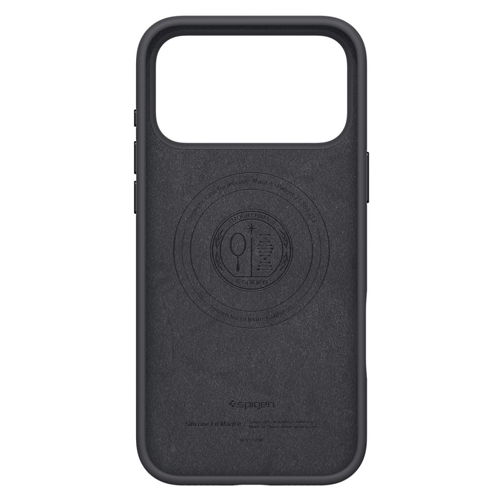 MagSafe Hülle für Apple iPhone 17 Pro, Spigen, Silicone Fit, Schwarz