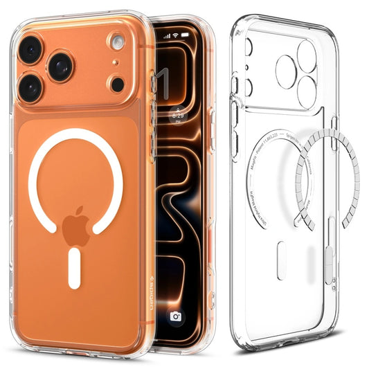 MagSafe Hülle für Apple iPhone 17 Pro, Spigen, Ultra Hybrid, Weiß