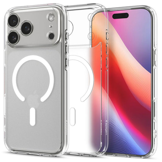 MagSafe Hülle für Apple iPhone 17 Pro, Spigen, Ultra Hybrid, Satinweiß