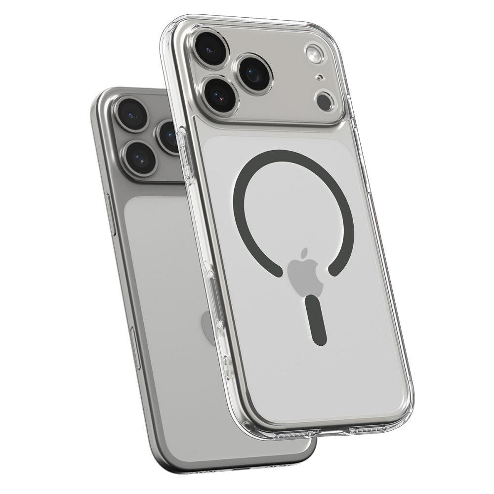 MagSafe Hülle für Apple iPhone 17 Pro, Spigen, Ultra Hybrid, Grau
