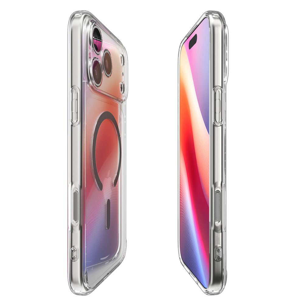 MagSafe Hülle für Apple iPhone 17 Pro, Spigen, Ultra Hybrid, Grau