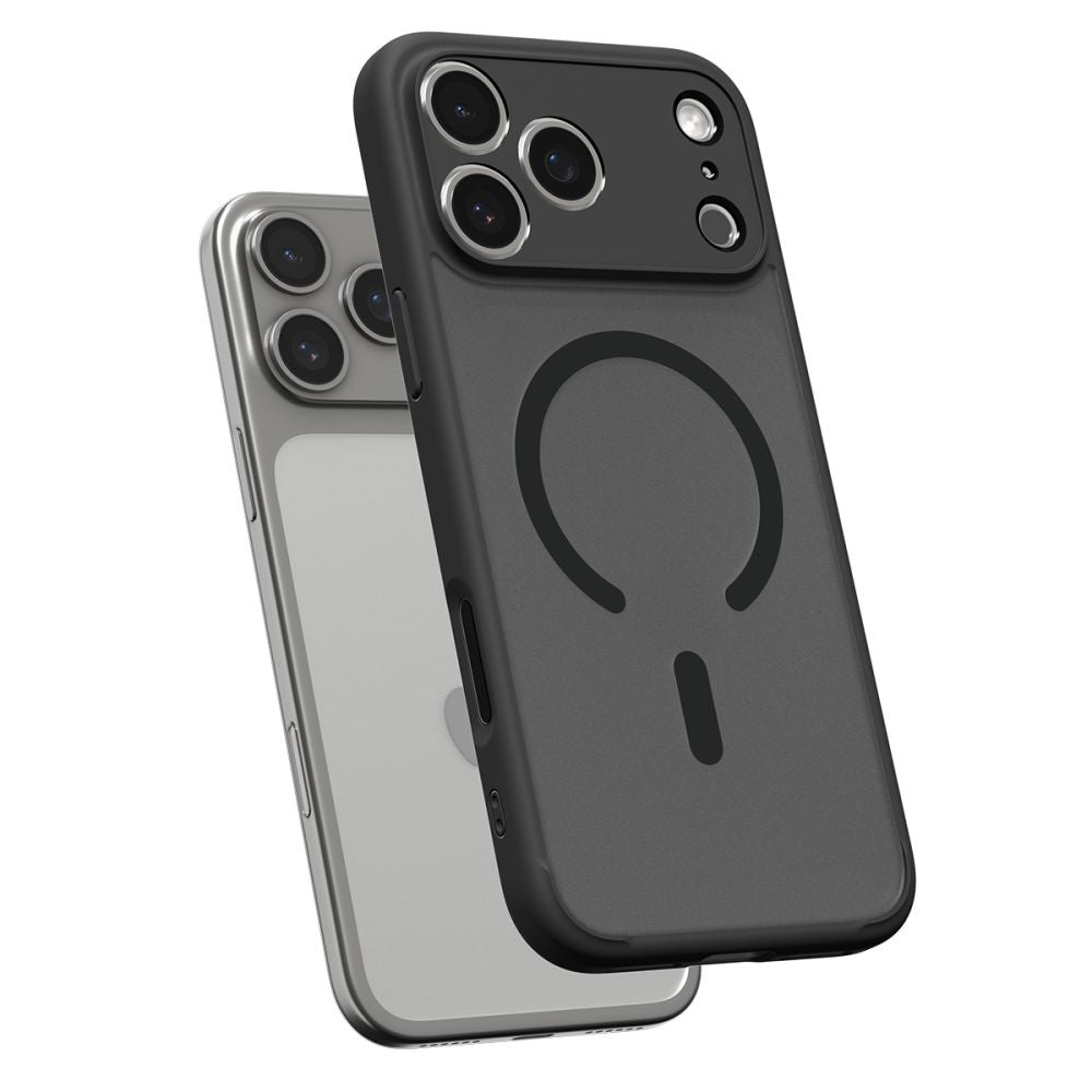 MagSafe Hülle für Apple iPhone 17 Pro, Spigen, Ultra Hybrid, Satinschwarz