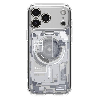 MagSafe Hülle für Apple iPhone 17 Pro, Spigen, Ultra Hybrid Zero One, Weiß