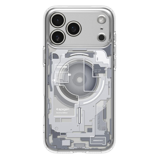 MagSafe Hülle für Apple iPhone 17 Pro, Spigen, Ultra Hybrid Zero One, Weiß