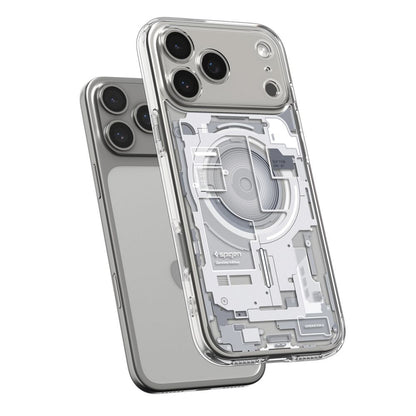 MagSafe Hülle für Apple iPhone 17 Pro, Spigen, Ultra Hybrid Zero One, Weiß